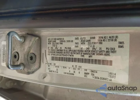 2017 Ford Edge Sel from USA, damaged, VIN 2FMPK3J94HBC32274